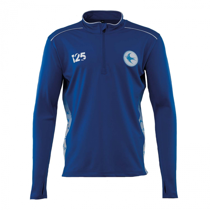 JNR HYBRID QTR ZIP ROYAL