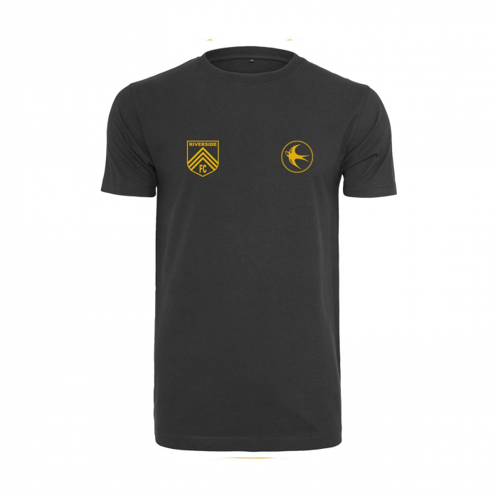 Riverside Tee Black Yellow